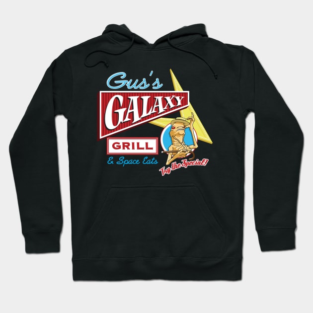 Gus's Galaxy Grill Hoodie by eightballart